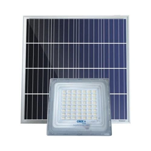 Projecteur solaire 500W BLUE CARBON, 5V/120Wp 3.2V/80Ah avec LiFePO4 Battery, Modèle BCT-WW6.0, Garantie 12 mois